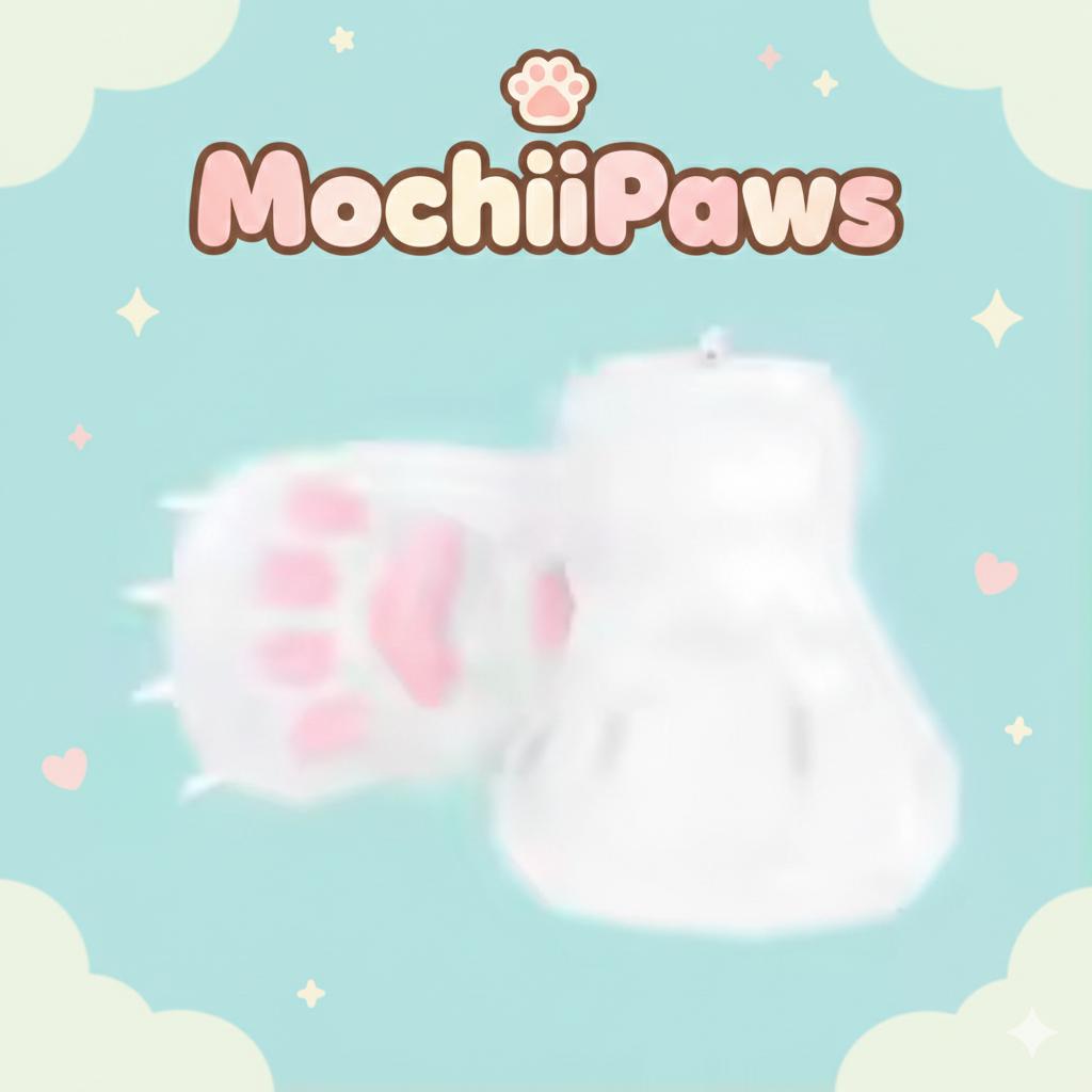 Furry Faux Fur Paw Shoes – Plush Cosplay Costume Boots with Claws, Kawaii Fursuit Feet