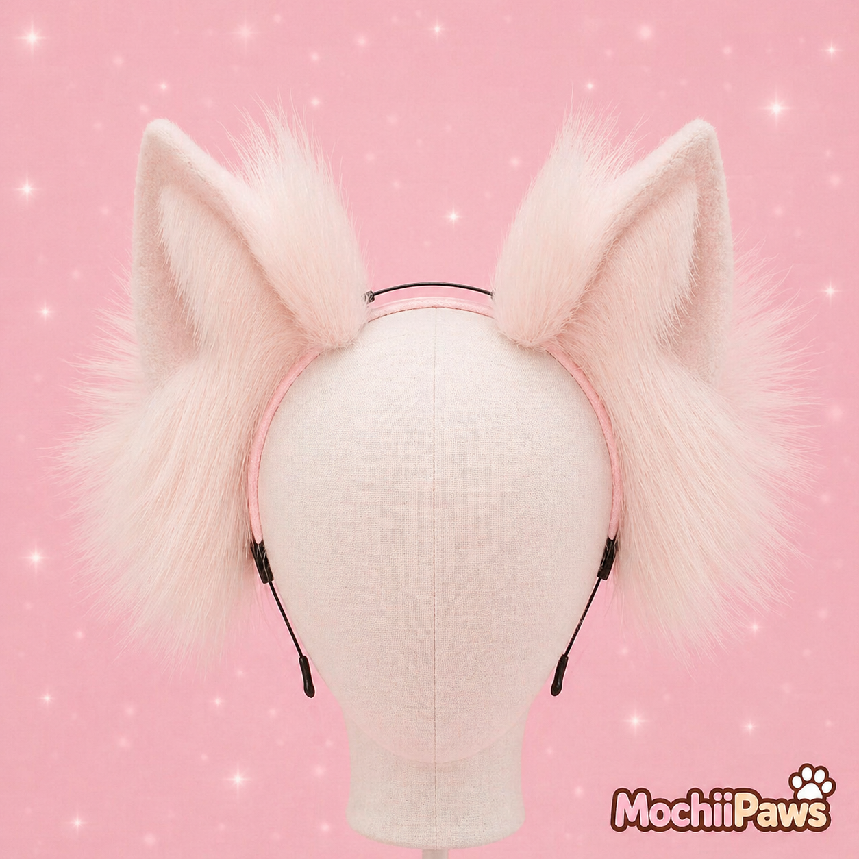 Handmade Faux Fur Wolf Ears Headband — Cosplay, Therian & Furry Convention Accessory