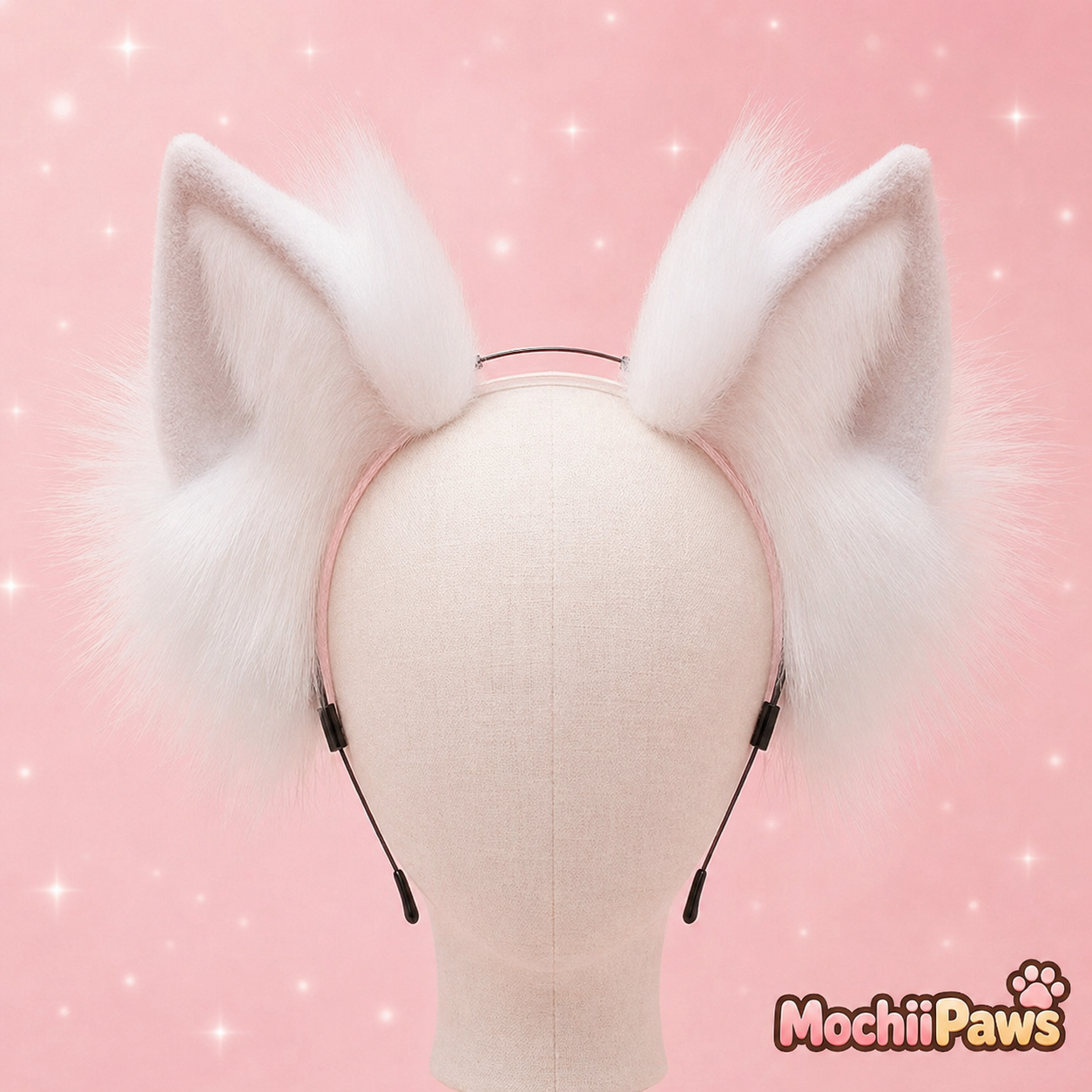 Handmade Faux Fur Wolf Ears Headband — Cosplay, Therian & Furry Convention Accessory