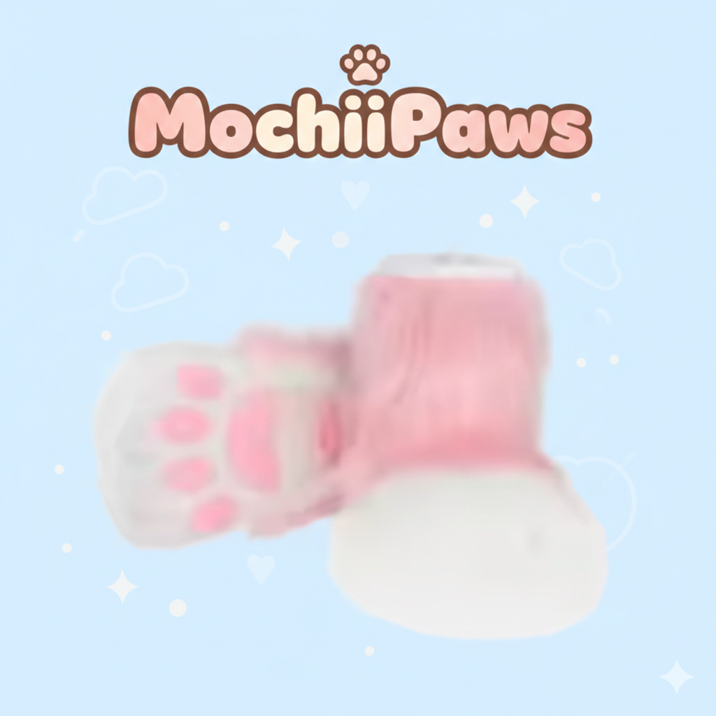 Furry Faux Fur Paw Shoes – Plush Cosplay Costume Boots with Claws, Kawaii Fursuit Feet