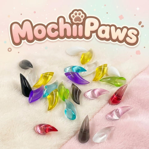 Customizable Color Furry Paw Gloves with Claws – Custom Plush Faux Fur Fursuit Paws