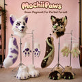 Custom fursuit partial example - kawaii toony fursuit head paws and tail by MochiiPaws